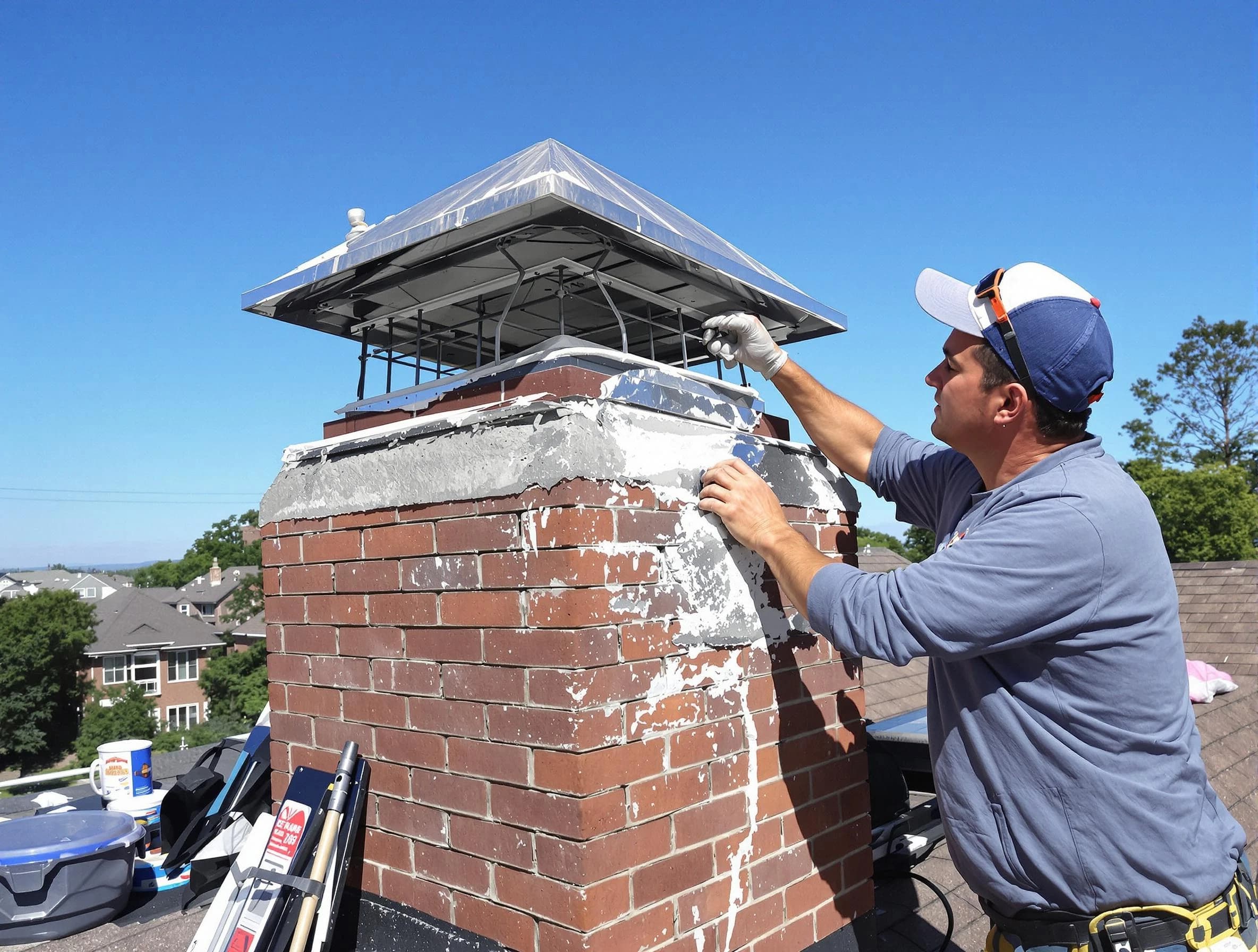 Chimney Crown Services service in Roselle, NJ